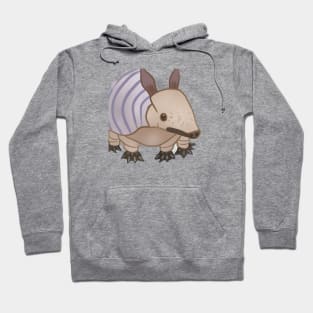 Cute Armadillo Drawing Hoodie